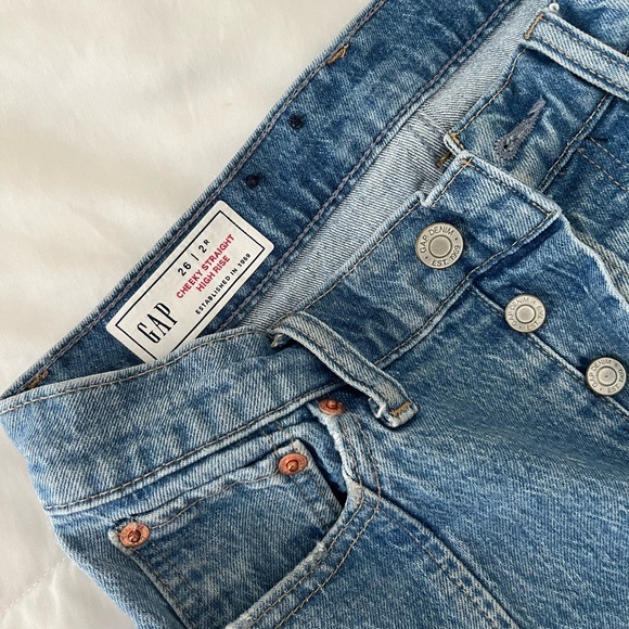 Cheeky Straight High Rise Jeans - Picture 2 of 4